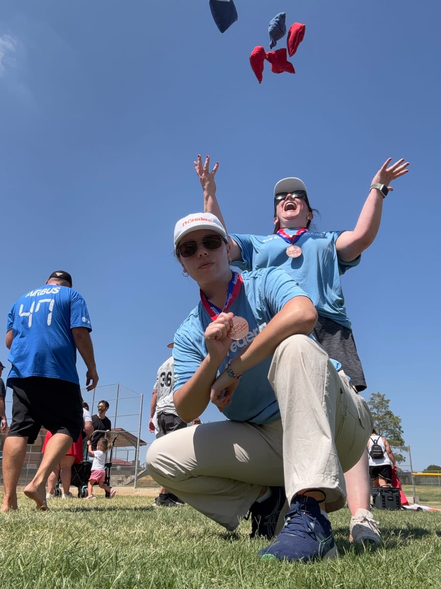 Credera team member at a community event